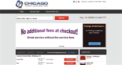 Desktop Screenshot of chicagoticketconnection.com